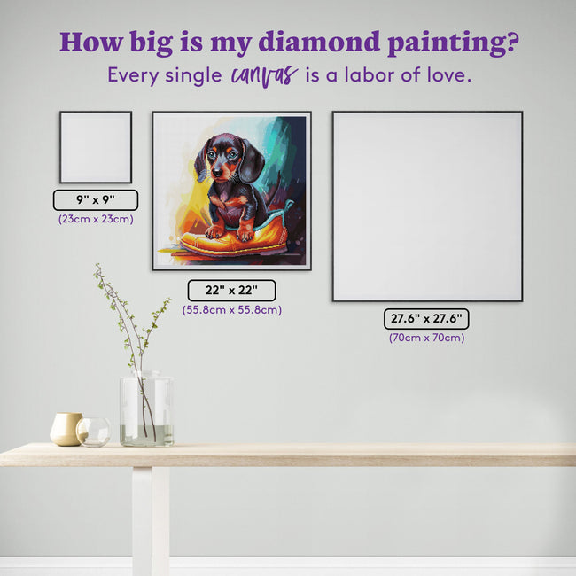 Diamond Painting Longing for Love 22" x 22" (55.8cm x 55.8cm) / Round with 54 Colors including 3 Fairy Dust Diamonds / 39,601