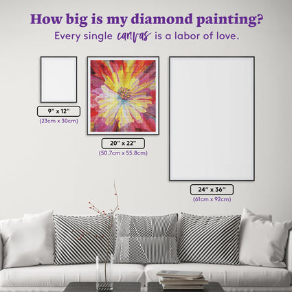 Diamond Painting Look at Me 20" x 22" (50.7cm x 55.8cm) / Round with 65 Colors including 2 ABs and 2 Fairy Dust Diamonds / 36,019