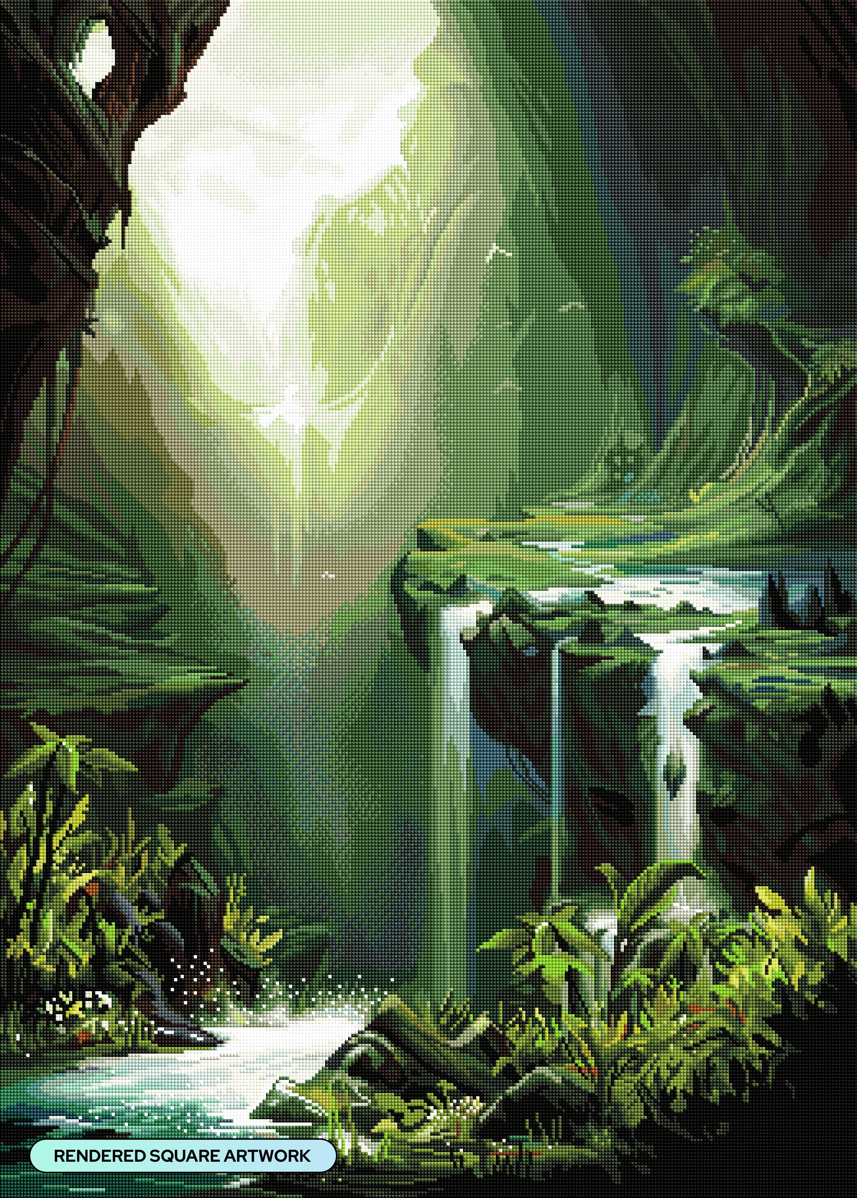 Lost Oasis Diamond Painting Kit – Diamond Art Club