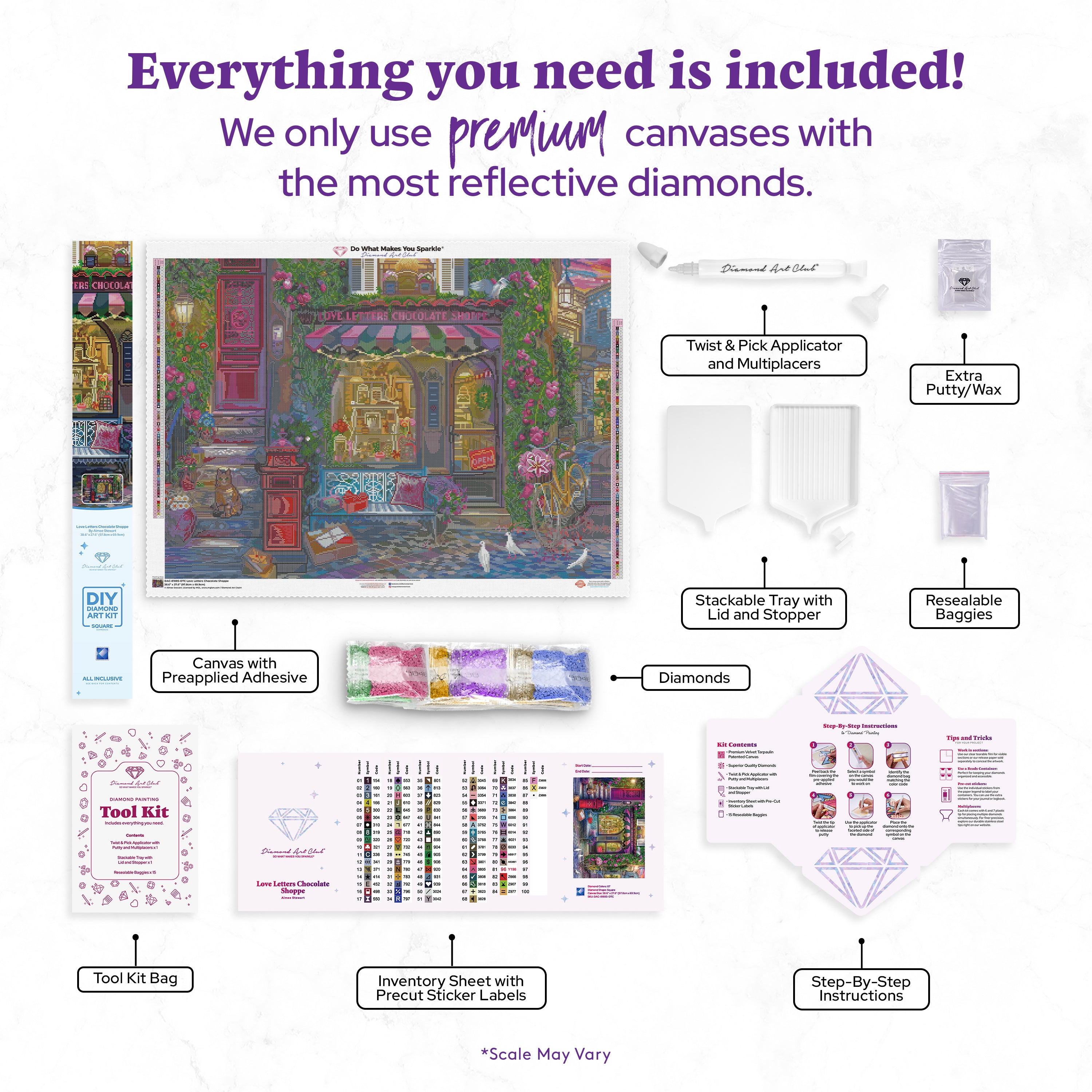 Love Letters Chocolate Shoppe – Diamond Art Club