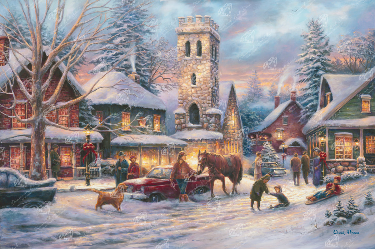 Diamond Painting Love Runs Deep 38.6" x 25.6" (97.8cm x 65cm) / Square With 85 Colors Including 2 ABs and 5 Fairy Dust Diamonds / 102,573