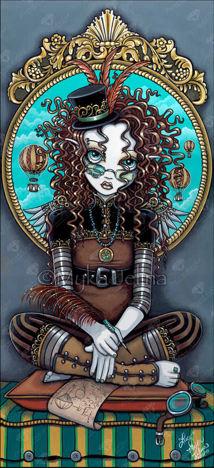 Diamond Painting Lucy 22" x 48" (55.8cm x 121.8cm) / Square with 57 Colors including 3 ABs and 1 Fairy Dust Diamonds / 109,536