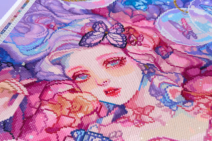 Diamond Painting Lumina 22" x 33" (55.6cm x 83.7cm) / Round with 84 Colors including 1 AB and 1 Electro Diamond and 4 Fairy Dust Diamonds / 61,408