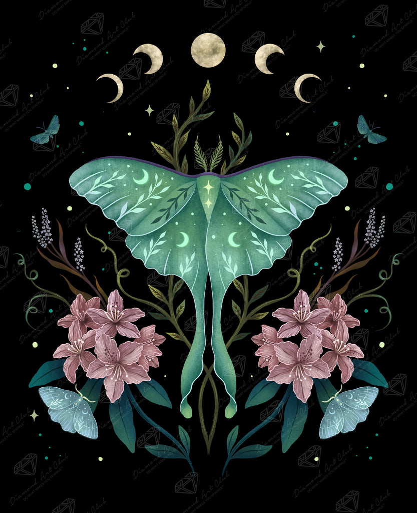 Luna and Rhododendron – Diamond Art Club