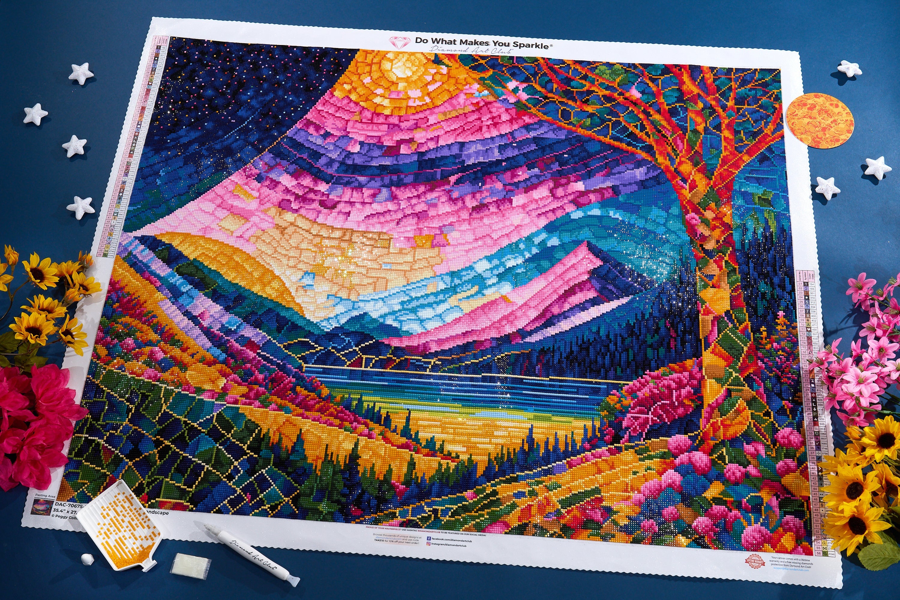 Magic Land Mosaic Landscape – Diamond Art Club