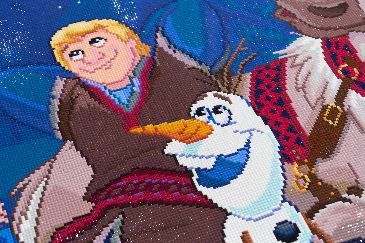 Diamond Painting Magical Northern Lights 39.8" x 27.6" (100.8cm x 69.9cm) / Square with 97 Colors including 1 AB and 5 Fairy Dust Diamonds / 113,805