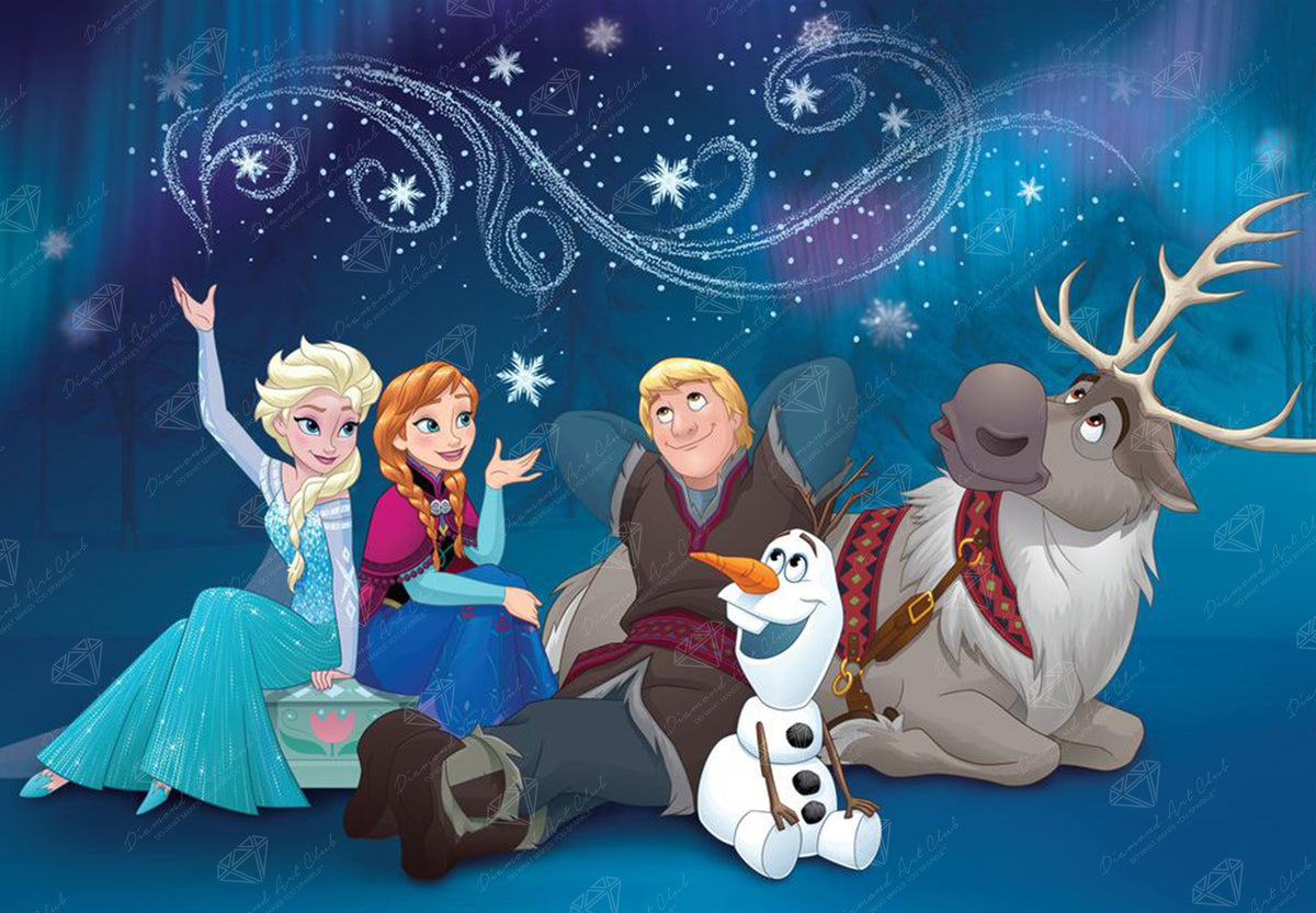 Diamond Painting Magical Northern Lights 39.8" x 27.6" (100.8cm x 69.9cm) / Square with 97 Colors including 1 AB and 5 Fairy Dust Diamonds / 113,805