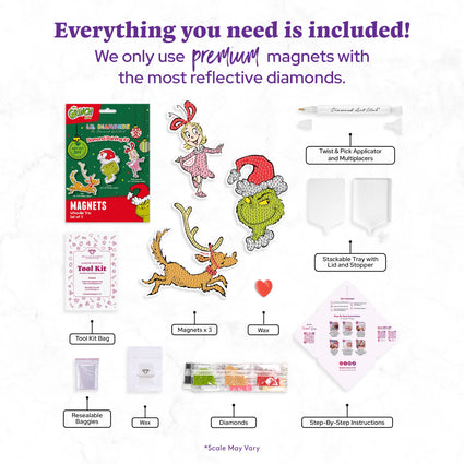 Diamond Painting Magnets - Whoville Trio (Set of 3)