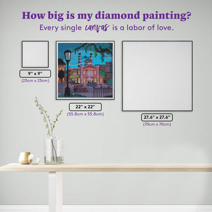 Diamond Painting Make Your Own Destiny 22" x 22" (55.8cm x 55.8cm) / Square with 56 Colors including 1 Special Diamond and 3 Fairy Dust Diamonds / 50,176