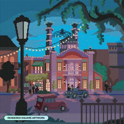 Diamond Painting Make Your Own Destiny 22" x 22" (55.8cm x 55.8cm) / Square with 56 Colors including 1 Special Diamond and 3 Fairy Dust Diamonds / 50,176