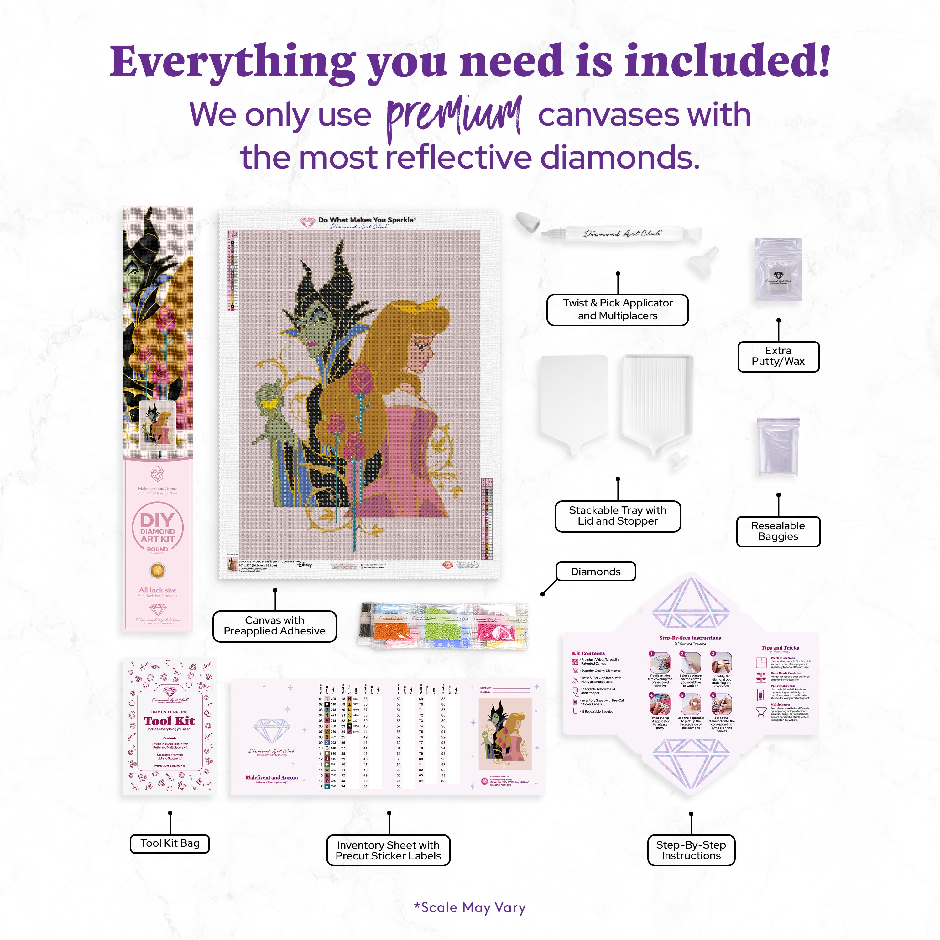 Maleficent and Aurora – Diamond Art Club