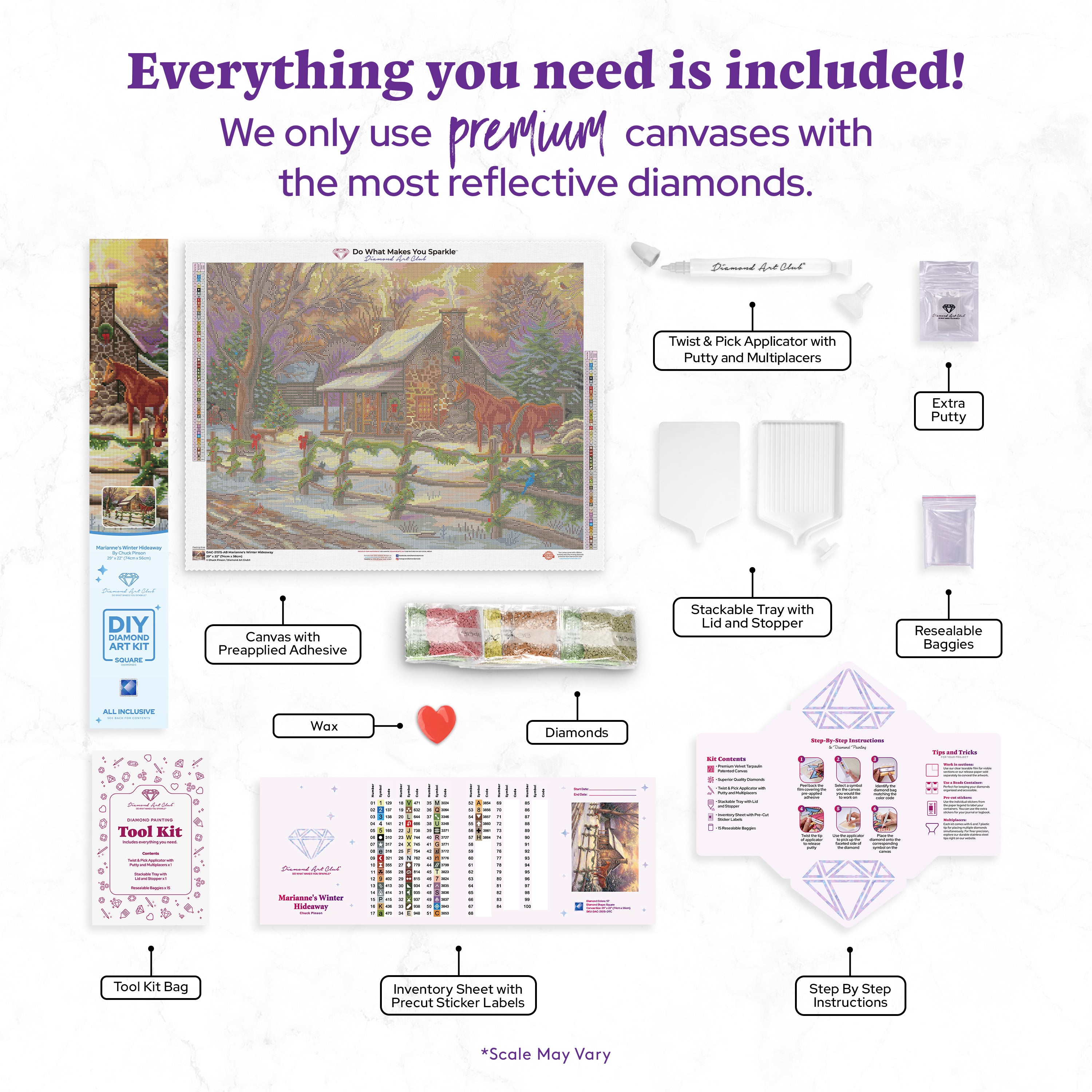 Marianne's Winter Hideaway – Diamond Art Club