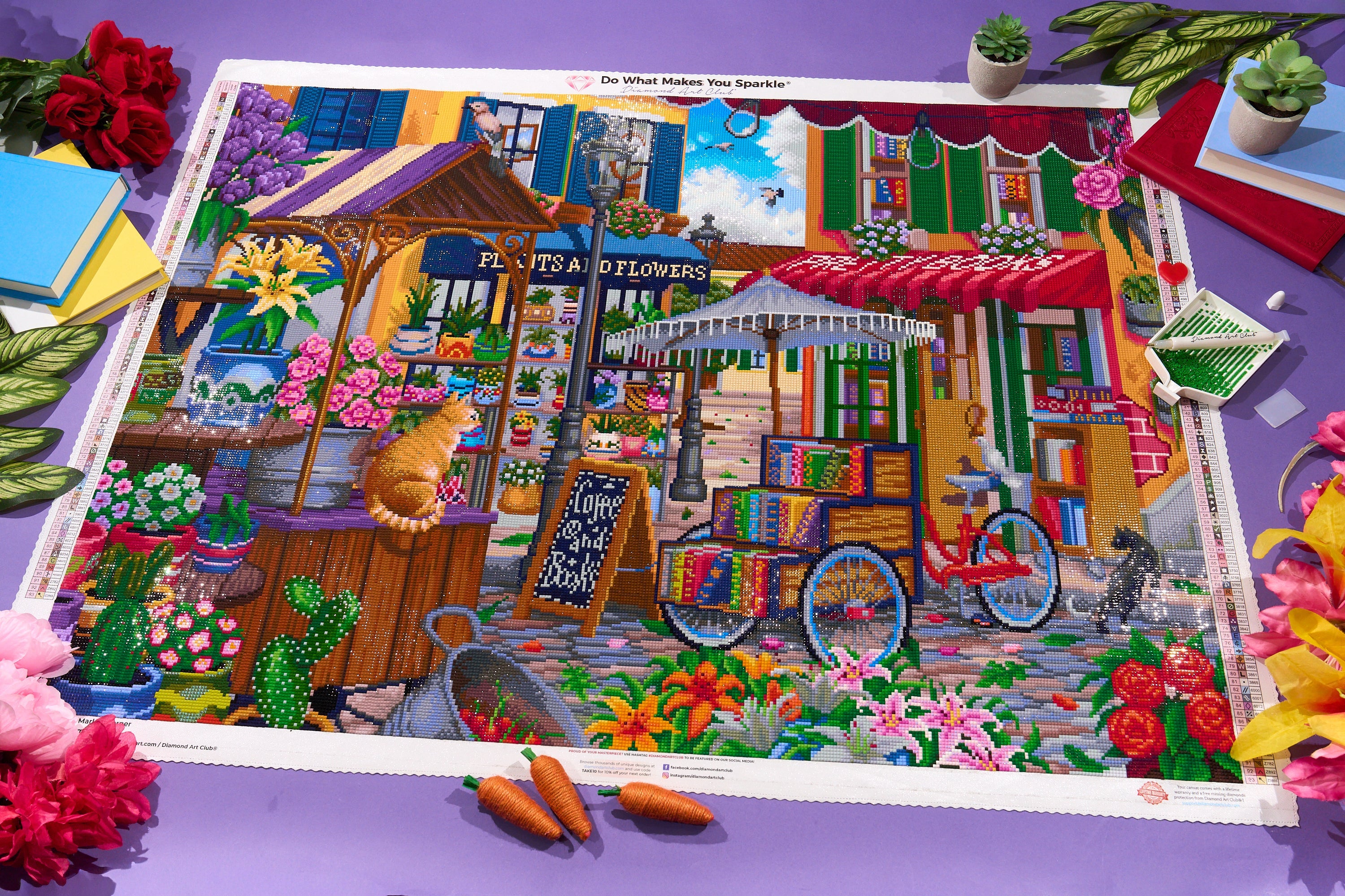 ダイヤモンドアートクラブ　DACキット　マーケットコーナー Market Corner – Diamond Art Club