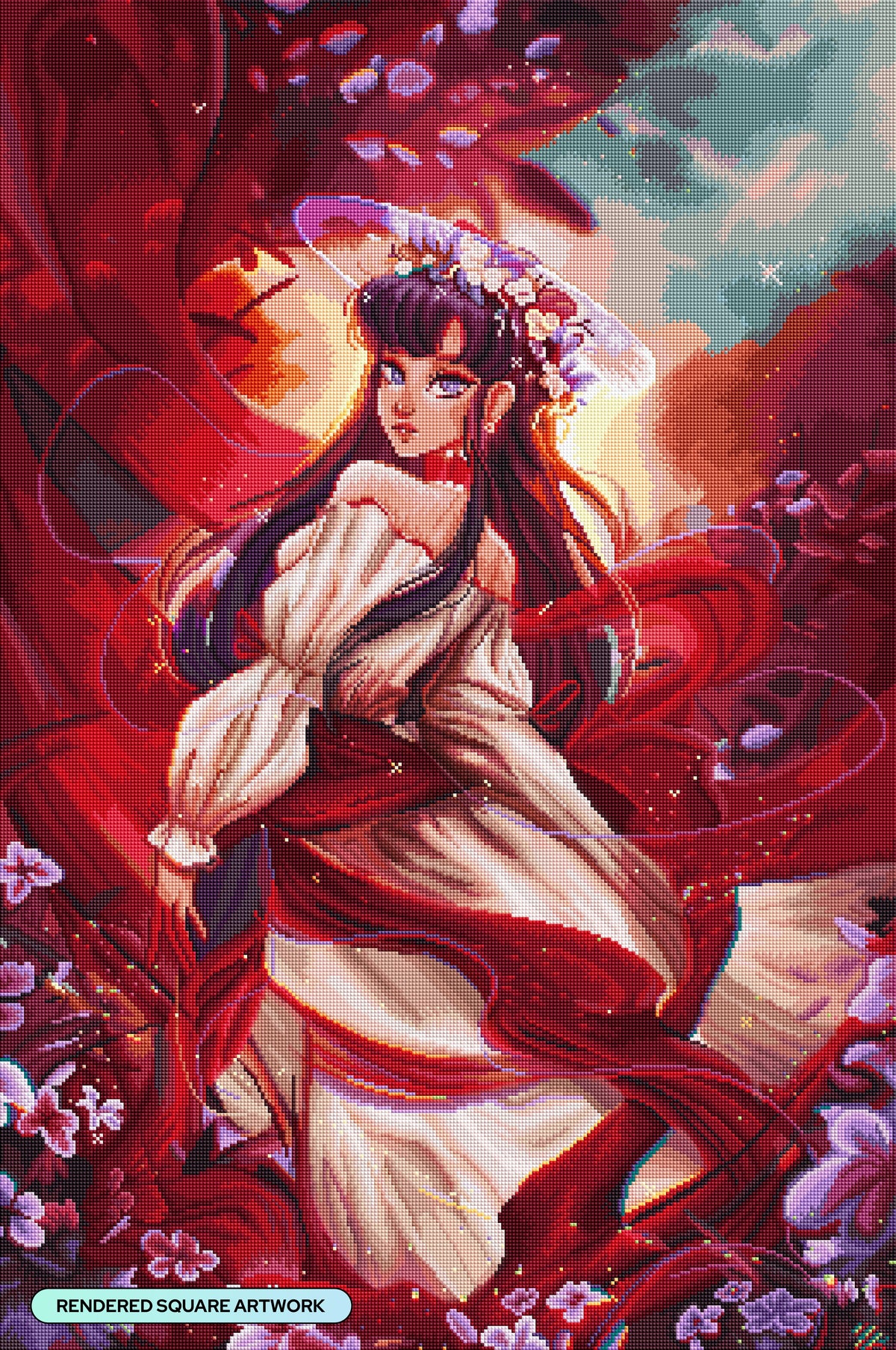 Diamond Painting Mars 25.6" x 38.6" (65cm x 97.8cm) / Square with 49 Colors including 3 ABs and 3 Fairy Dust Diamonds / 102,573