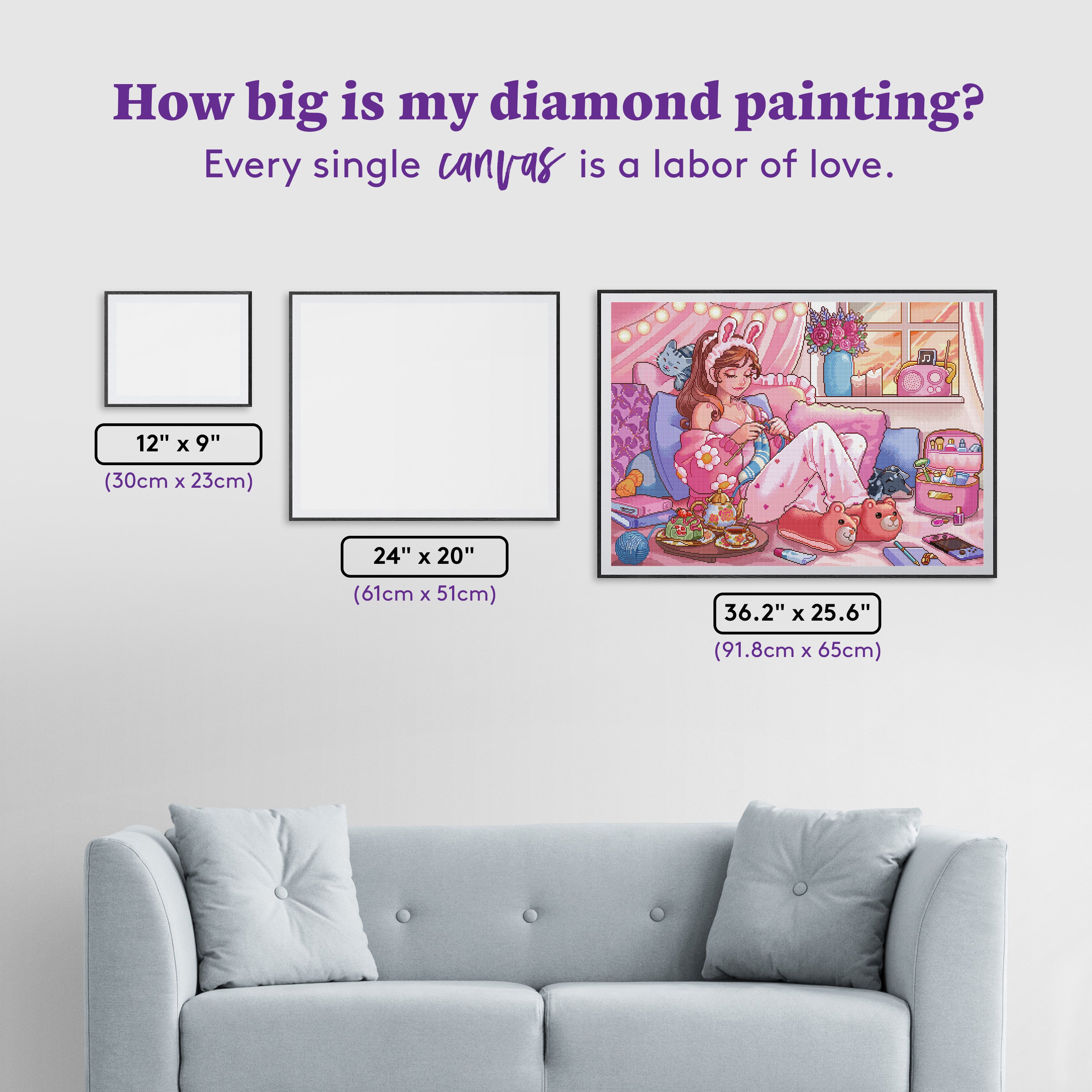 自分だけの時間 ダイヤモンドアートキット – Diamond Art Club