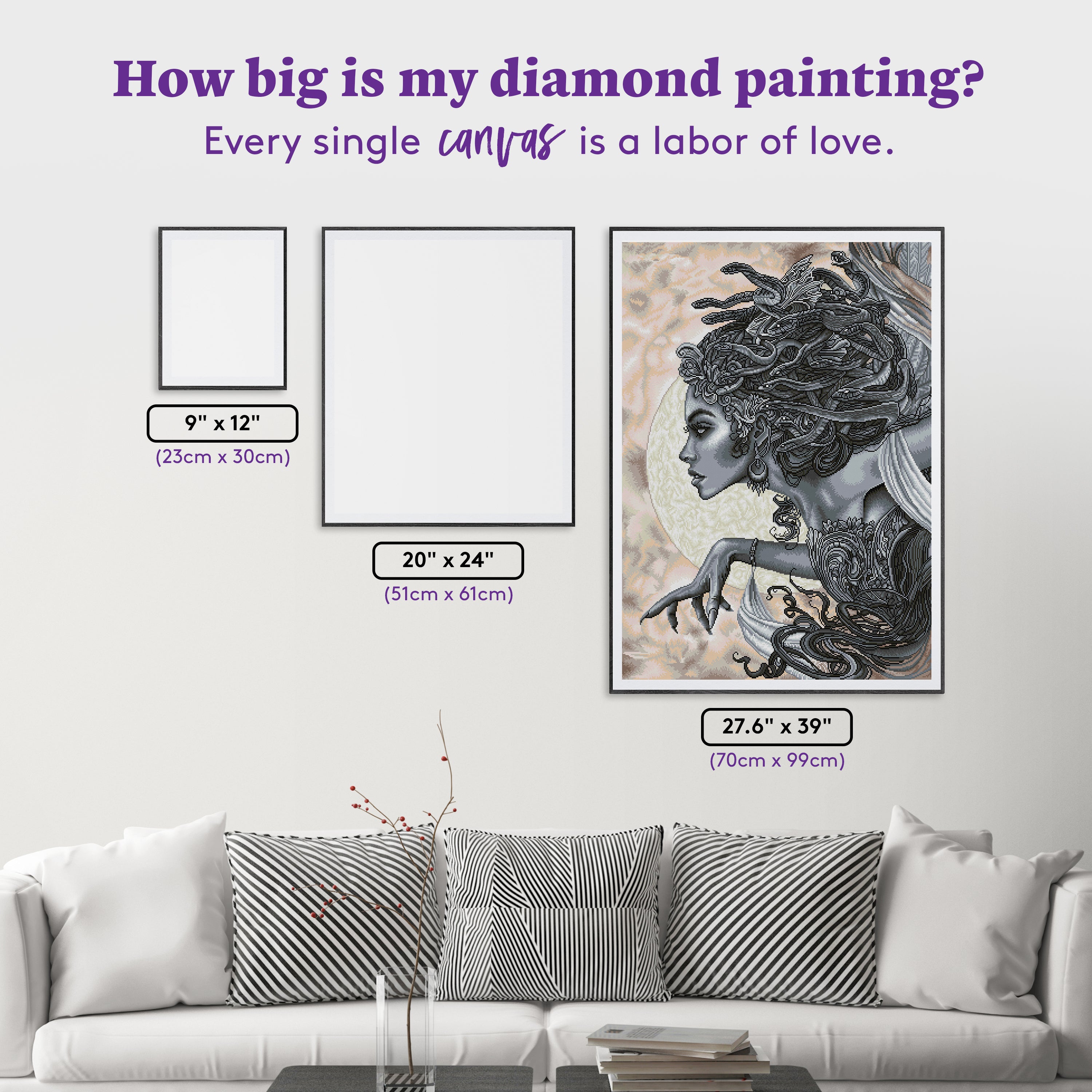 メデューサ ダイヤモンドアートキット – Diamond Art Club