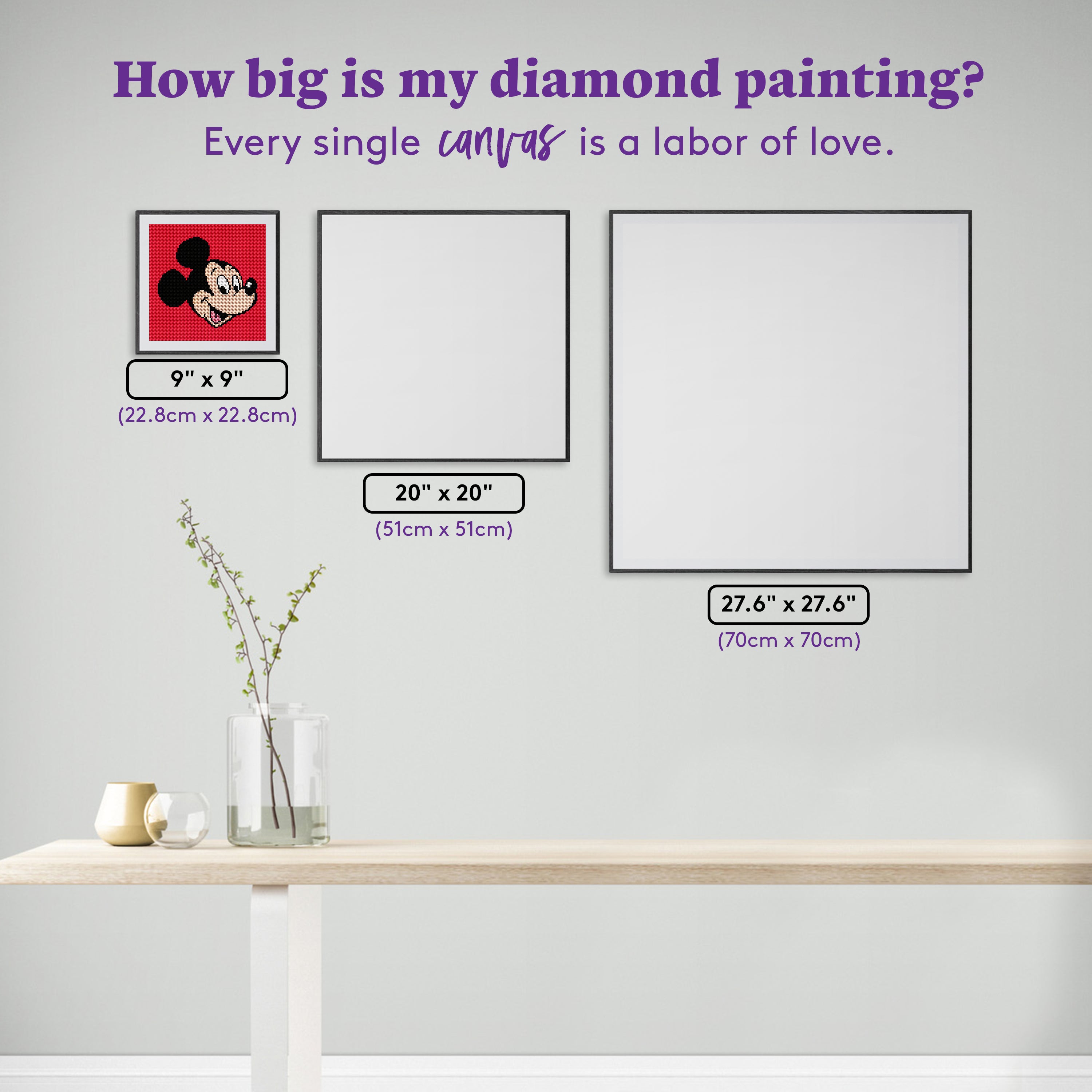 DAC(ダイヤモンドアートクラブ)　ミッキー Art Deco Mickey – Diamond Art Club