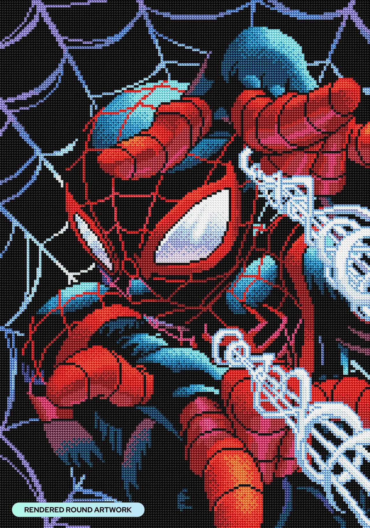 Diamond Painting Miles Morales™ 17" x 24" (42.6cm x 60.8cm) / Round With 28 Colors Including 2 ABs and 1 Fairy Dust Diamonds / 32,984