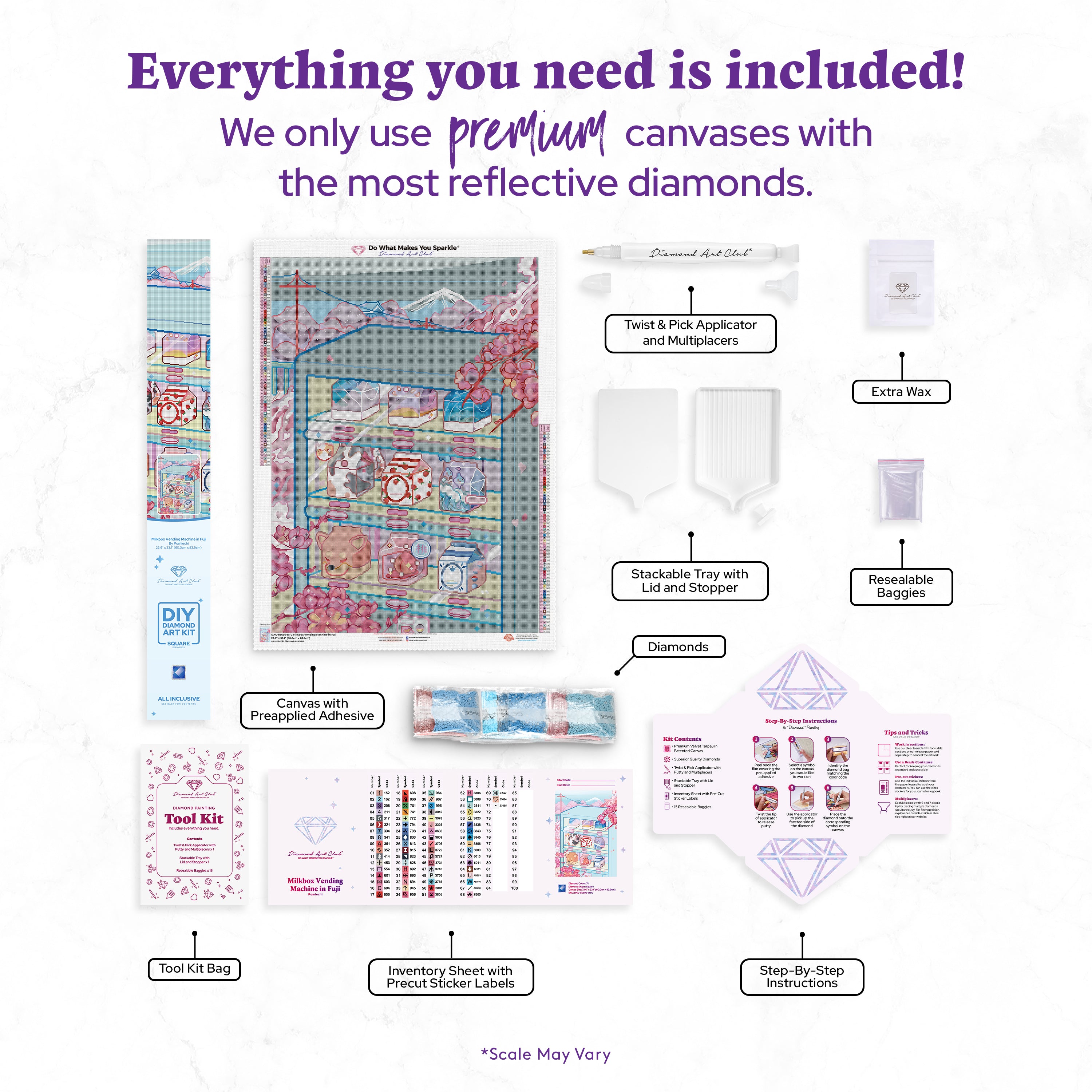 Milkbox Vending Machine in Fuji – Diamond Art Club