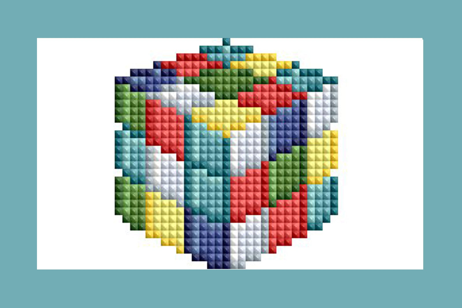 Diamond Painting Mini Dazzles™ - 80s 4" x 6" (10.2cm x 15.2cm) / Square With 21 Colors Including 21 Fairy Dust Diamonds / 5,110