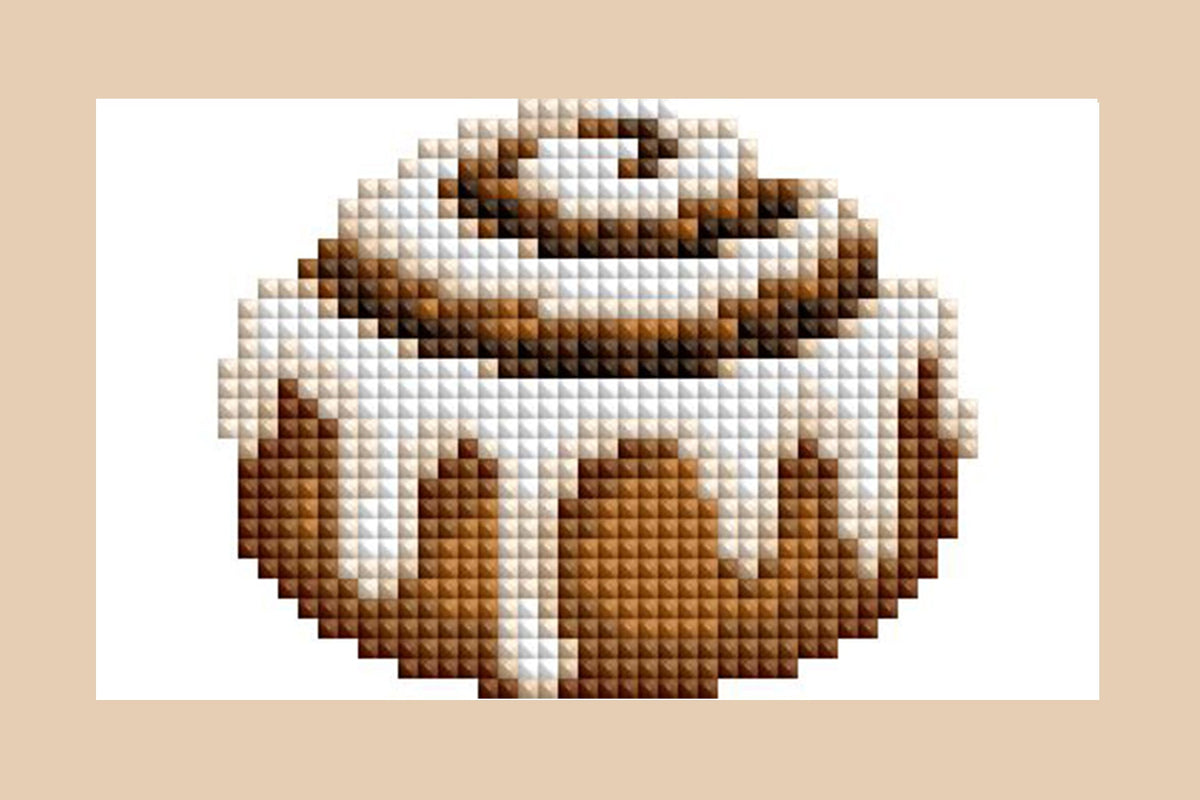 Diamond Painting Mini Dazzles™ - Baked Goods 4" x 6" (10.2cm x 15.2cm) / Square With 30 Colors Including 30 Fairy Dust Diamonds / 5,945