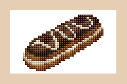 Diamond Painting Mini Dazzles™ - Baked Goods 4" x 6" (10.2cm x 15.2cm) / Square With 30 Colors Including 30 Fairy Dust Diamonds / 5,945