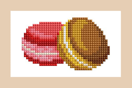 Diamond Painting Mini Dazzles™ - Baked Goods 4" x 6" (10.2cm x 15.2cm) / Square With 30 Colors Including 30 Fairy Dust Diamonds / 5,945