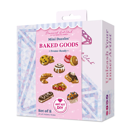 Diamond Painting Mini Dazzles™ - Baked Goods 4" x 6" (10.2cm x 15.2cm) / Square With 30 Colors Including 30 Fairy Dust Diamonds / 5,945
