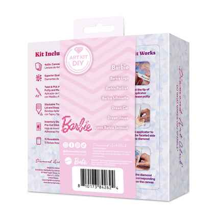 Diamond Painting Mini Dazzles™ - Barbie 4" x 6" (10.2cm x 15.2cm) / Square With 18 Colors Including 2 ABs and 16 Fairy Dust Diamonds / 3,730