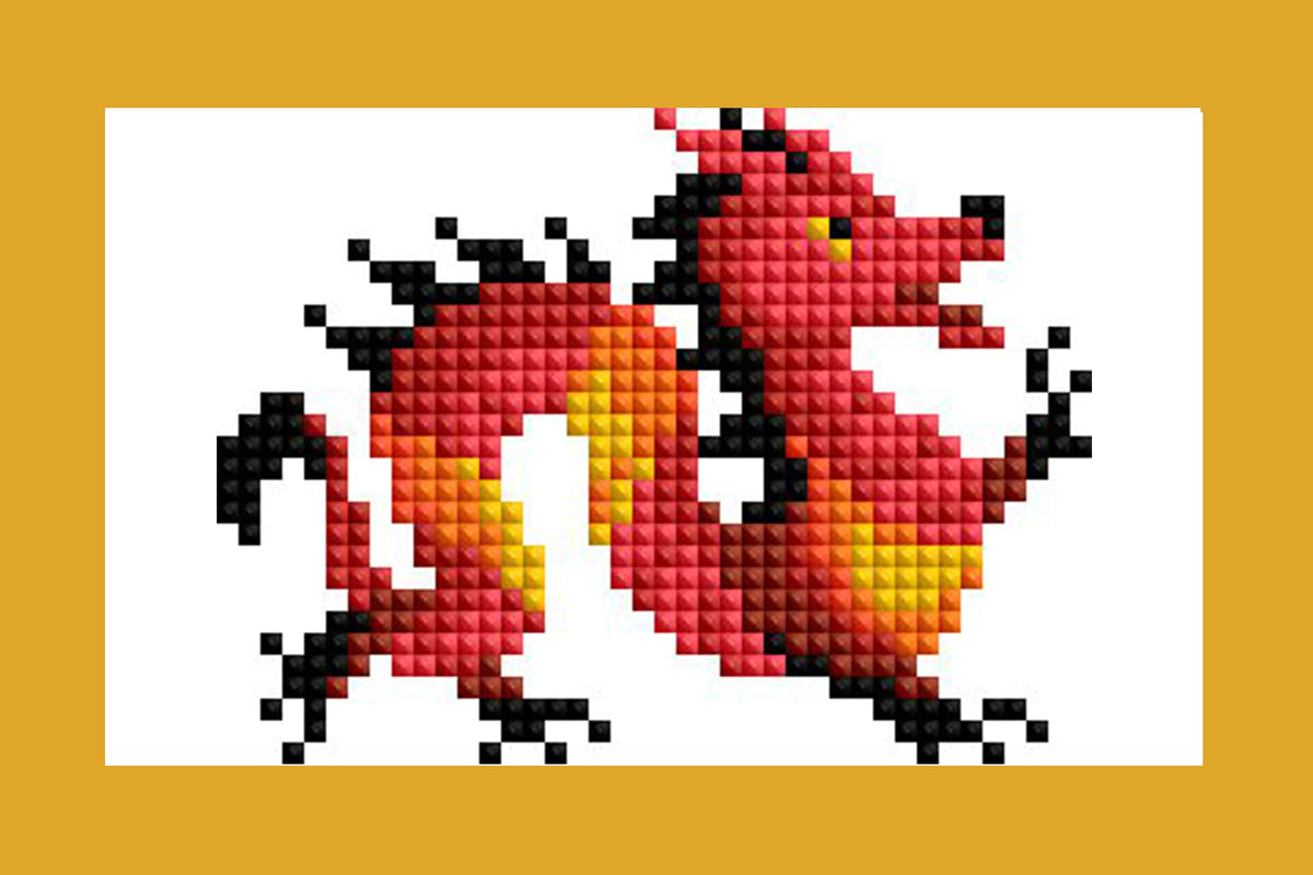 Diamond Painting Mini Dazzles™ - Chinese Zodiac 4" x 6" (10.2cm x 15.2cm) / Square With 8 Colors Including 1 AB and 7 Fairy Dust Diamonds / 7,414