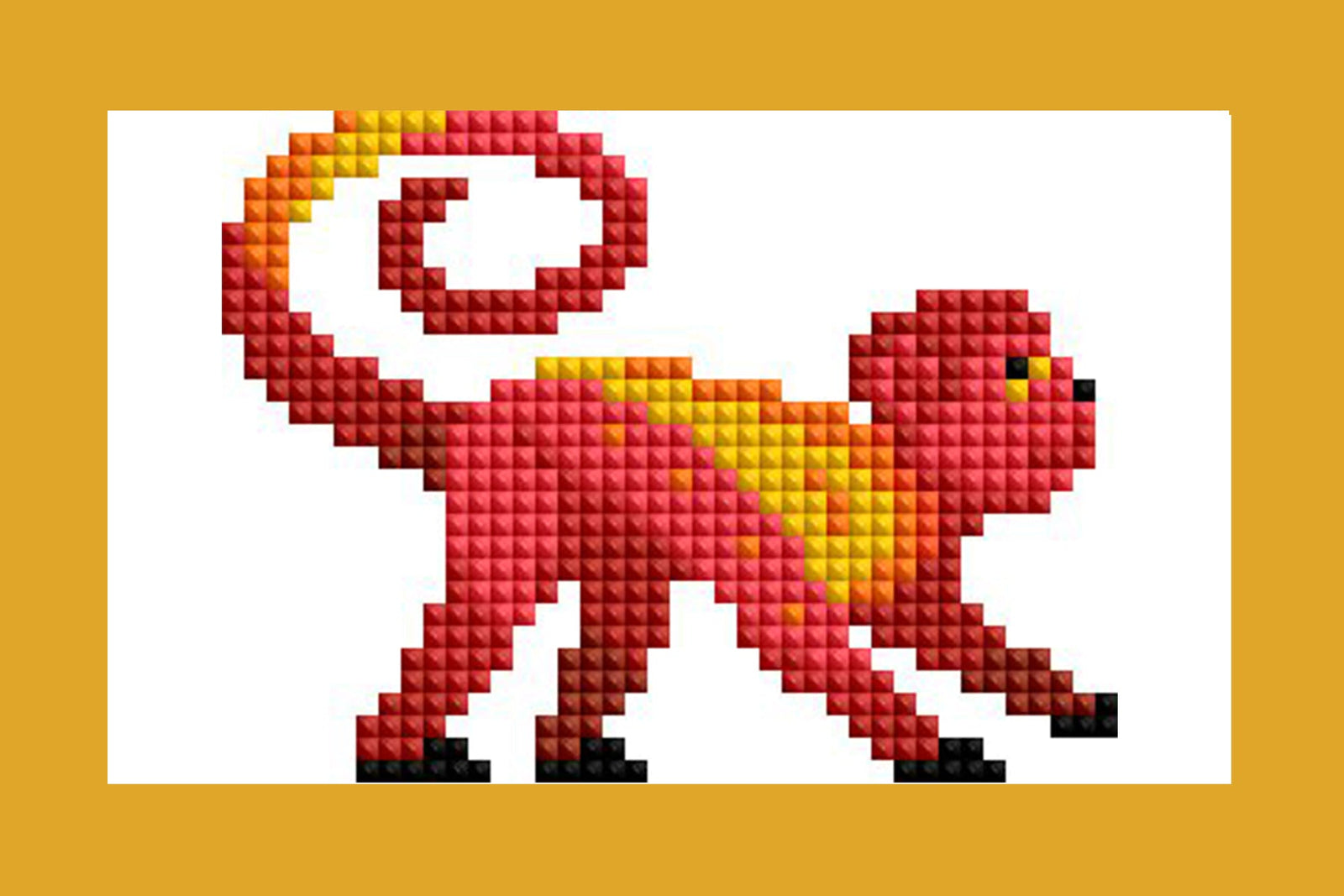 Diamond Painting Mini Dazzles™ - Chinese Zodiac 4" x 6" (10.2cm x 15.2cm) / Square With 8 Colors Including 1 AB and 7 Fairy Dust Diamonds / 7,414