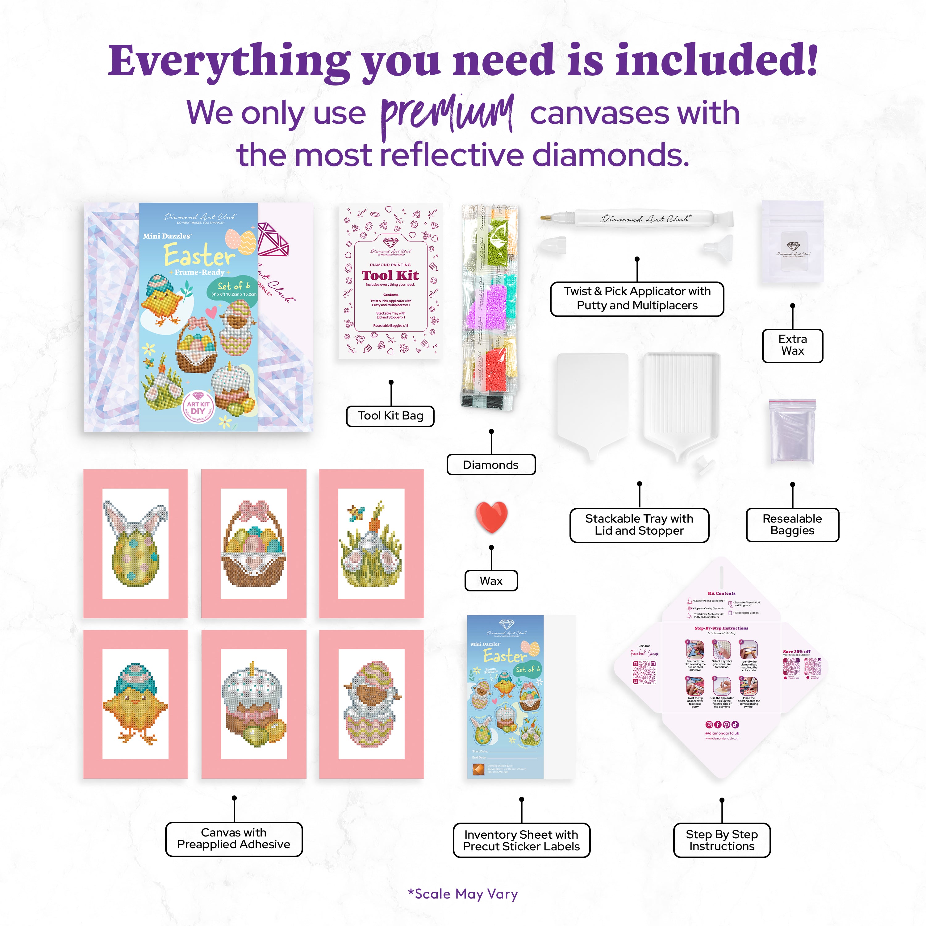 Mini Dazzles™ - Easter – Diamond Art Club