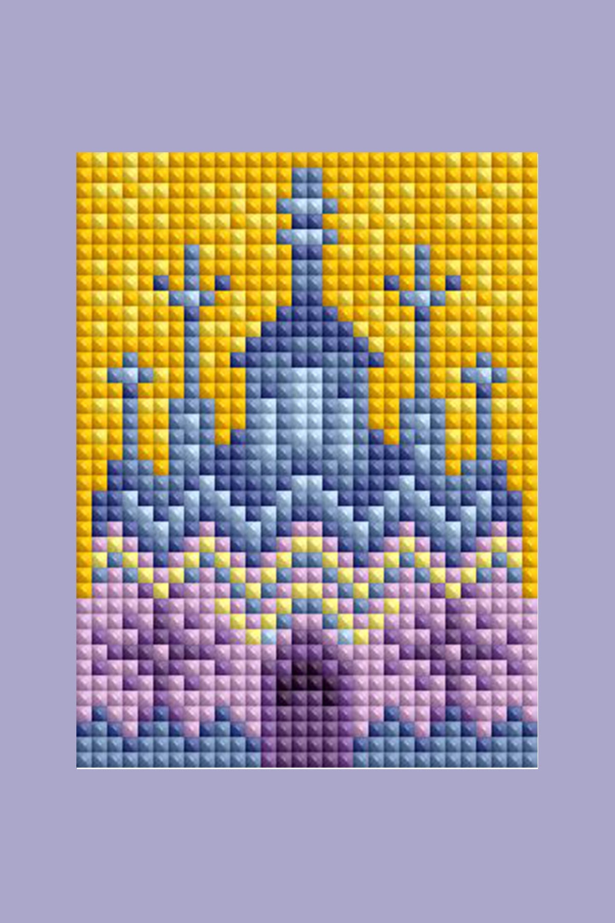ダイヤモンドアートクラブ　雪小屋のオーナメント Mini Dazzles™ - Frozen™ – Diamond Art Club