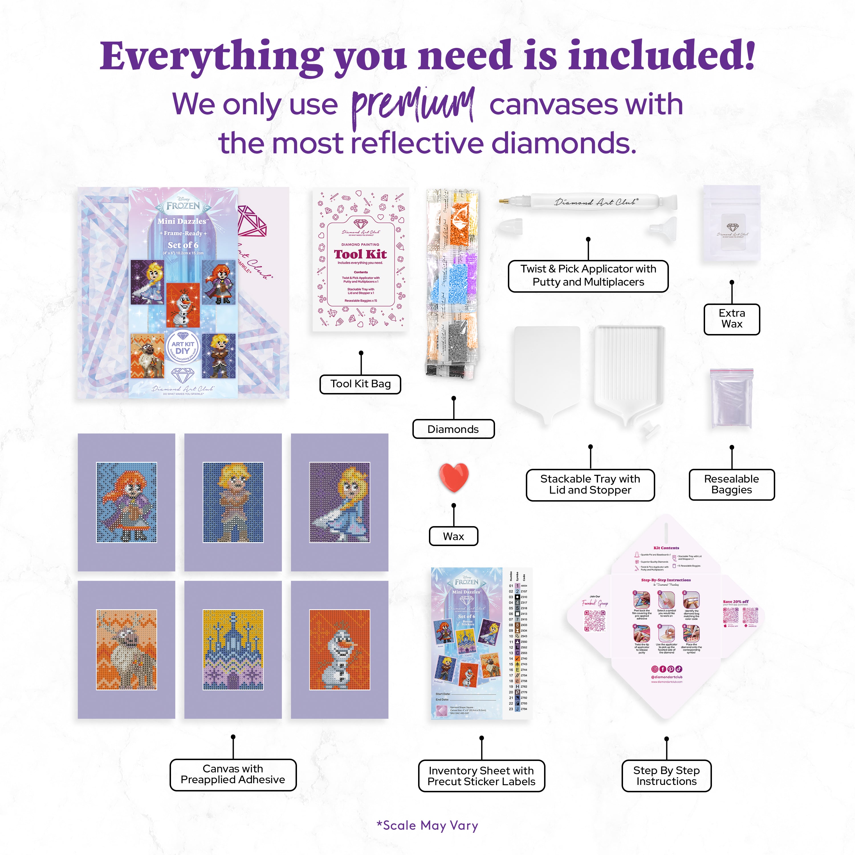 Mini Dazzles™ - Frozen™ – Diamond Art Club