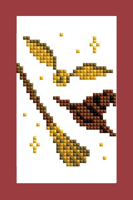 Diamond Painting Mini Dazzles™ - Harry Potter 4" x 6" (10.2cm x 15.2cm) / Square With 18 Colors Including 1 AB and 1 Iridescent Diamond and 1 Frosted Diamond and 15 Fairy Dust Diamonds / 3,244