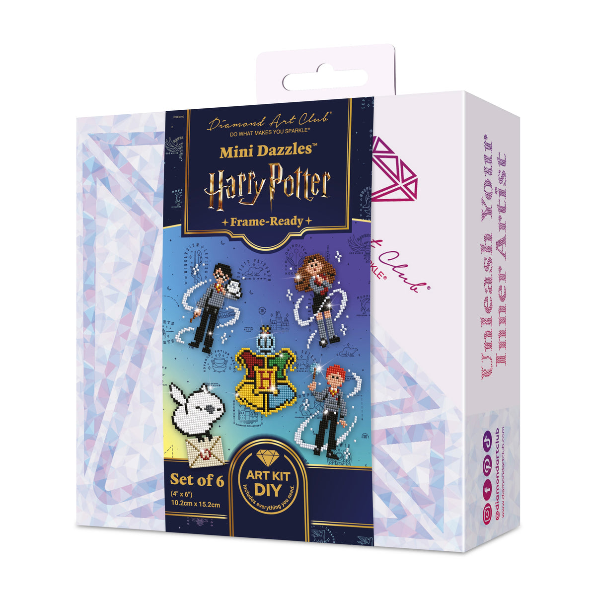 Diamond Painting Mini Dazzles™ - Harry Potter 4" x 6" (10.2cm x 15.2cm) / Square With 18 Colors Including 1 AB and 1 Iridescent Diamond and 1 Frosted Diamond and 15 Fairy Dust Diamonds / 3,244