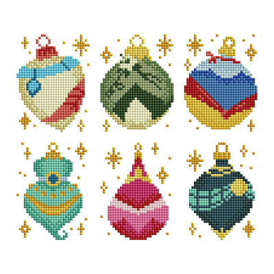 Diamond Painting Mini Dazzles™ - MD Disney Princess Ornament 4" x 6" (10.2cm x 15.2cm) / Square With 24 Colors Including 2 ABs and 22 Fairy Dust Diamonds / 4,173