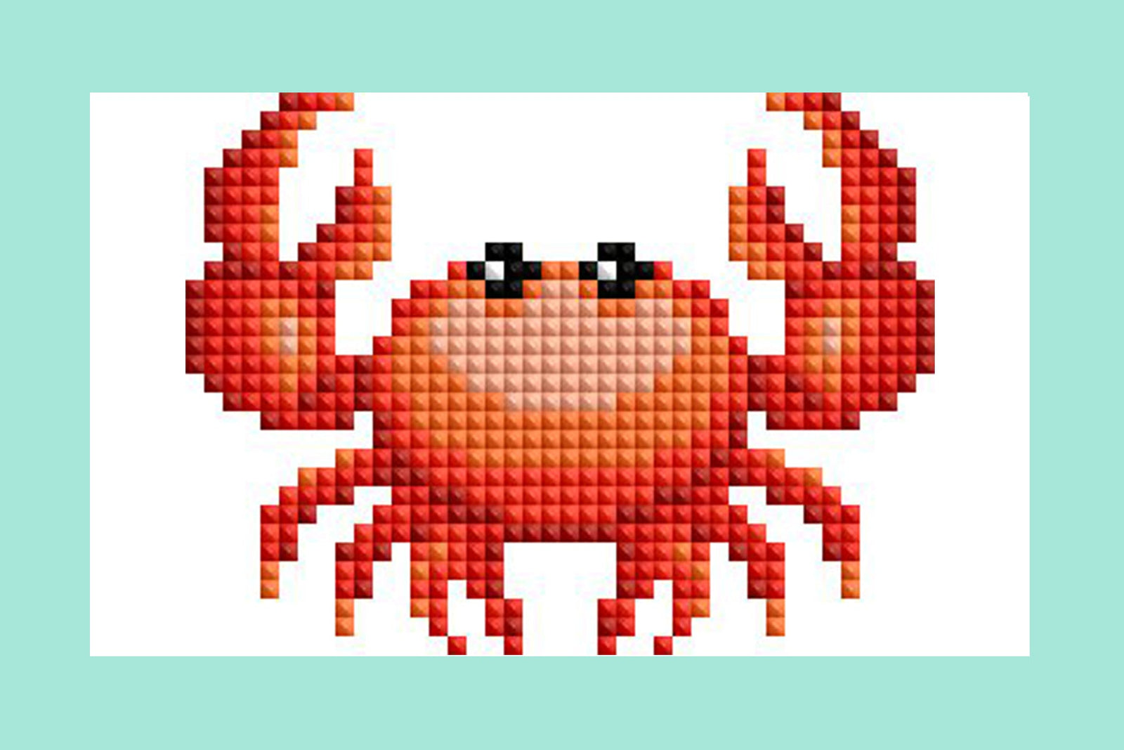 Diamond Painting Mini Dazzles™ - Sea Creatures 4" x 6" (10.2cm x 15.2cm) / Square With 18 Colors Including 18 Fairy Dust Diamonds / 3,650
