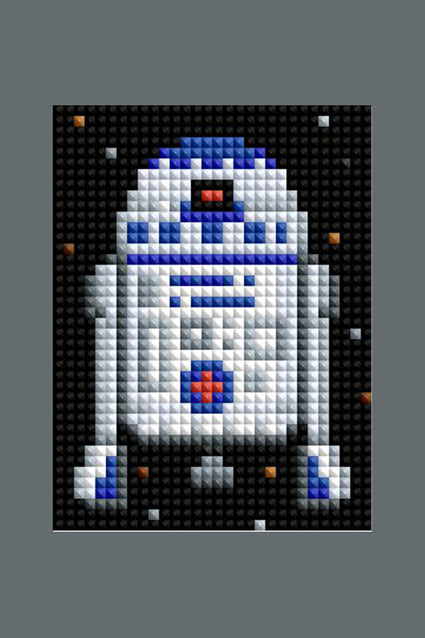 Diamond Painting Mini Dazzles™ - Star Wars 4" x 6" (10.2cm x 15.2cm) / Square With / 0