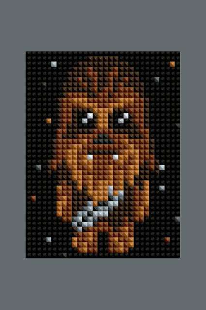 Diamond Painting Mini Dazzles™ - Star Wars 4" x 6" (10.2cm x 15.2cm) / Square With / 0