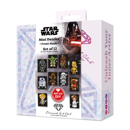 Diamond Painting Mini Dazzles™ - Star Wars 4" x 6" (10.2cm x 15.2cm) / Square With 29 Colors including 3 ABs and 26 Fairy Dust Diamonds / 14,400