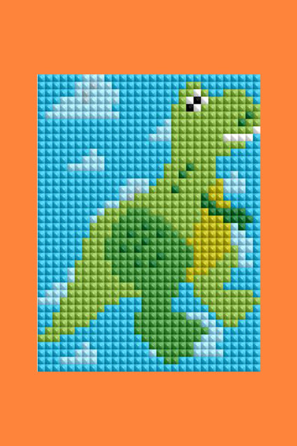 Diamond Painting Mini Dazzles™ - Toy Story 4" x 6" (10.2cm x 15.2cm) / Square With 29 Colors Including 3 ABs and 1 Iridescent Diamond and 25 Fairy Dust Diamonds / 9,600