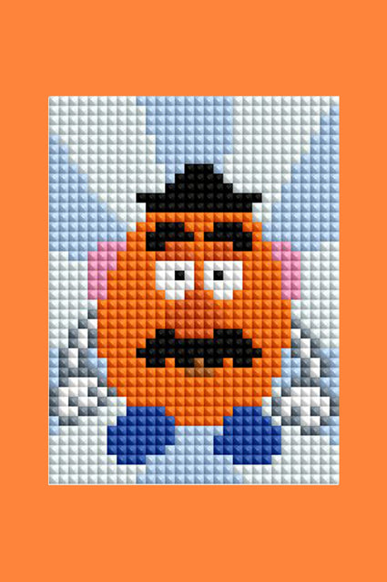 Diamond Painting Mini Dazzles™ - Toy Story 4" x 6" (10.2cm x 15.2cm) / Square With 29 Colors Including 3 ABs and 1 Iridescent Diamond and 25 Fairy Dust Diamonds / 9,600