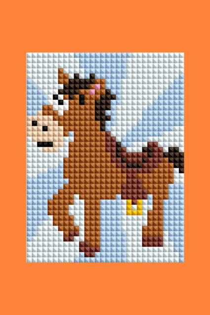 Diamond Painting Mini Dazzles™ - Toy Story 4" x 6" (10.2cm x 15.2cm) / Square With 29 Colors Including 3 ABs and 1 Iridescent Diamond and 25 Fairy Dust Diamonds / 9,600