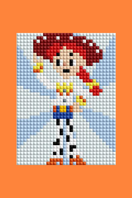 Diamond Painting Mini Dazzles™ - Toy Story 4" x 6" (10.2cm x 15.2cm) / Square With 29 Colors Including 3 ABs and 1 Iridescent Diamond and 25 Fairy Dust Diamonds / 9,600