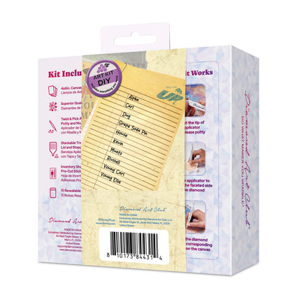 Diamond Painting Mini Dazzles™ - UP 4" x 6" (10.2cm x 15.2cm) / Square With 29 Colors Including 1 AB and 28 Fairy Dust Diamonds / 12,000