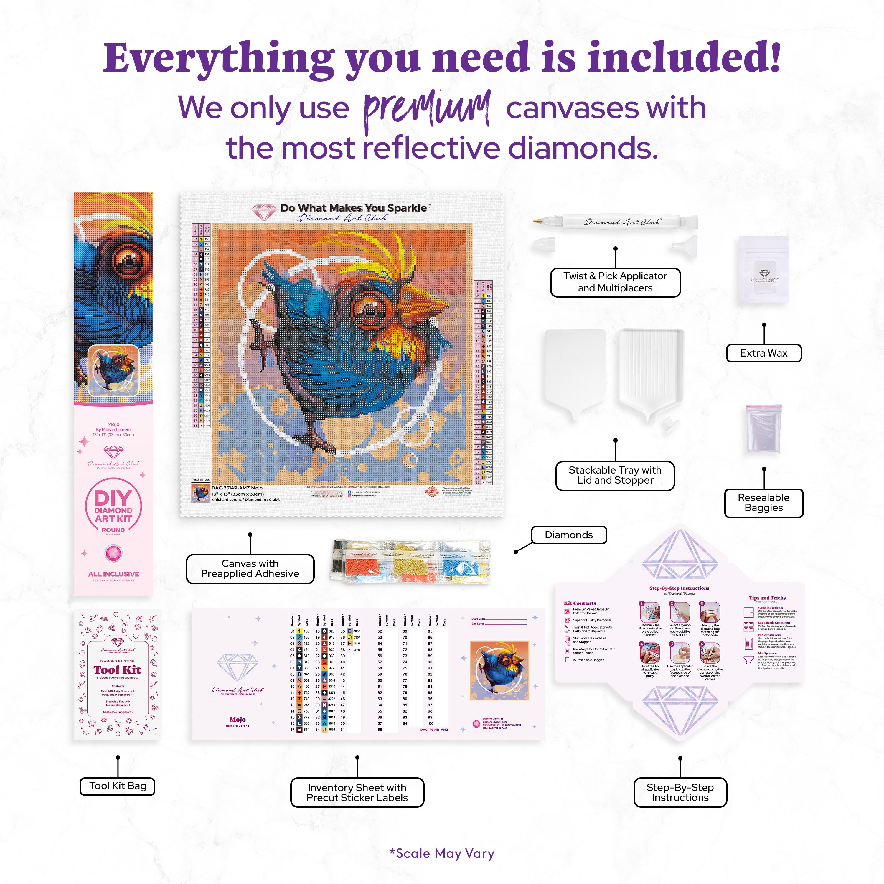Mojo Diamond Art Kit | Diamond Art Club