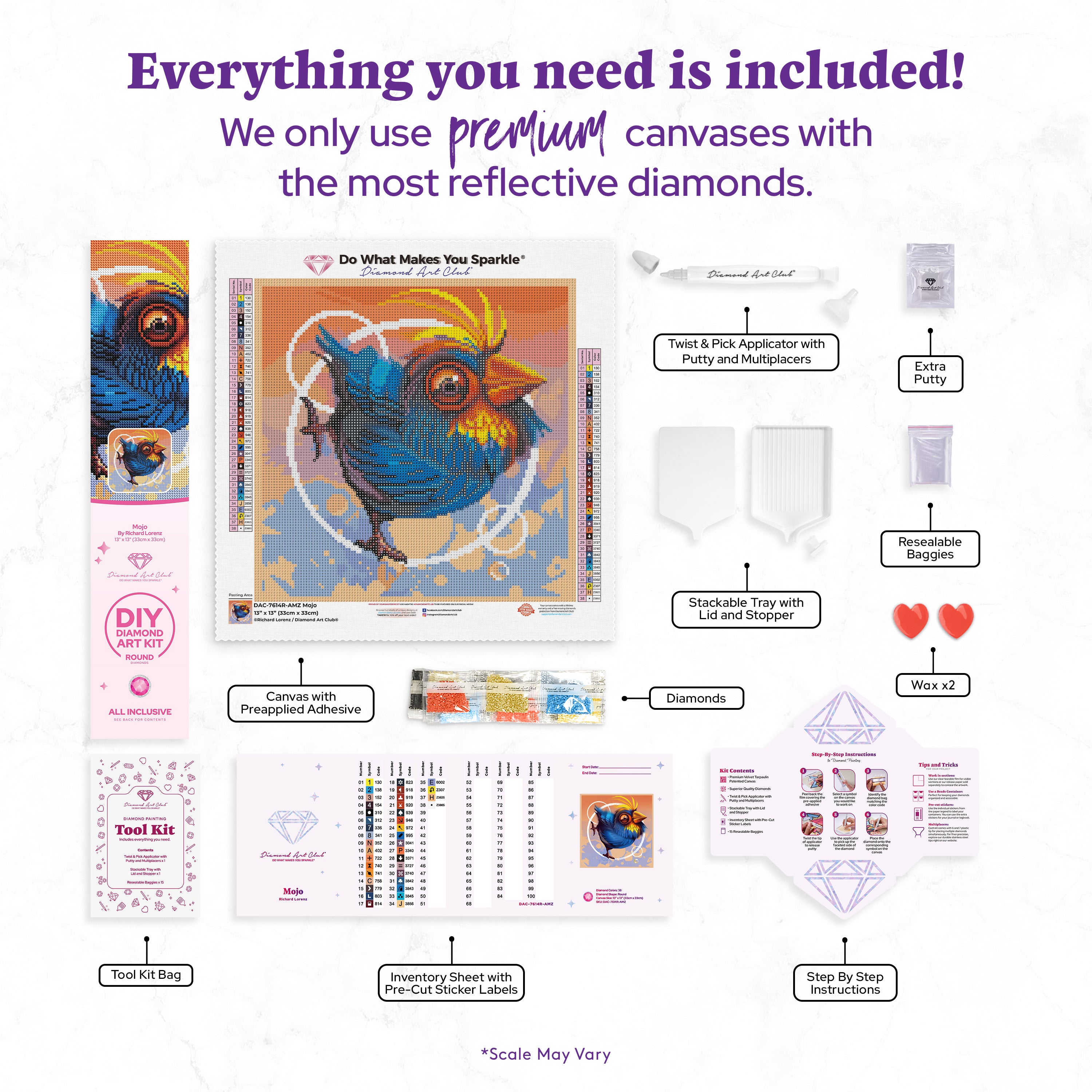Mojo Diamond Art Kit | Diamond Art Club