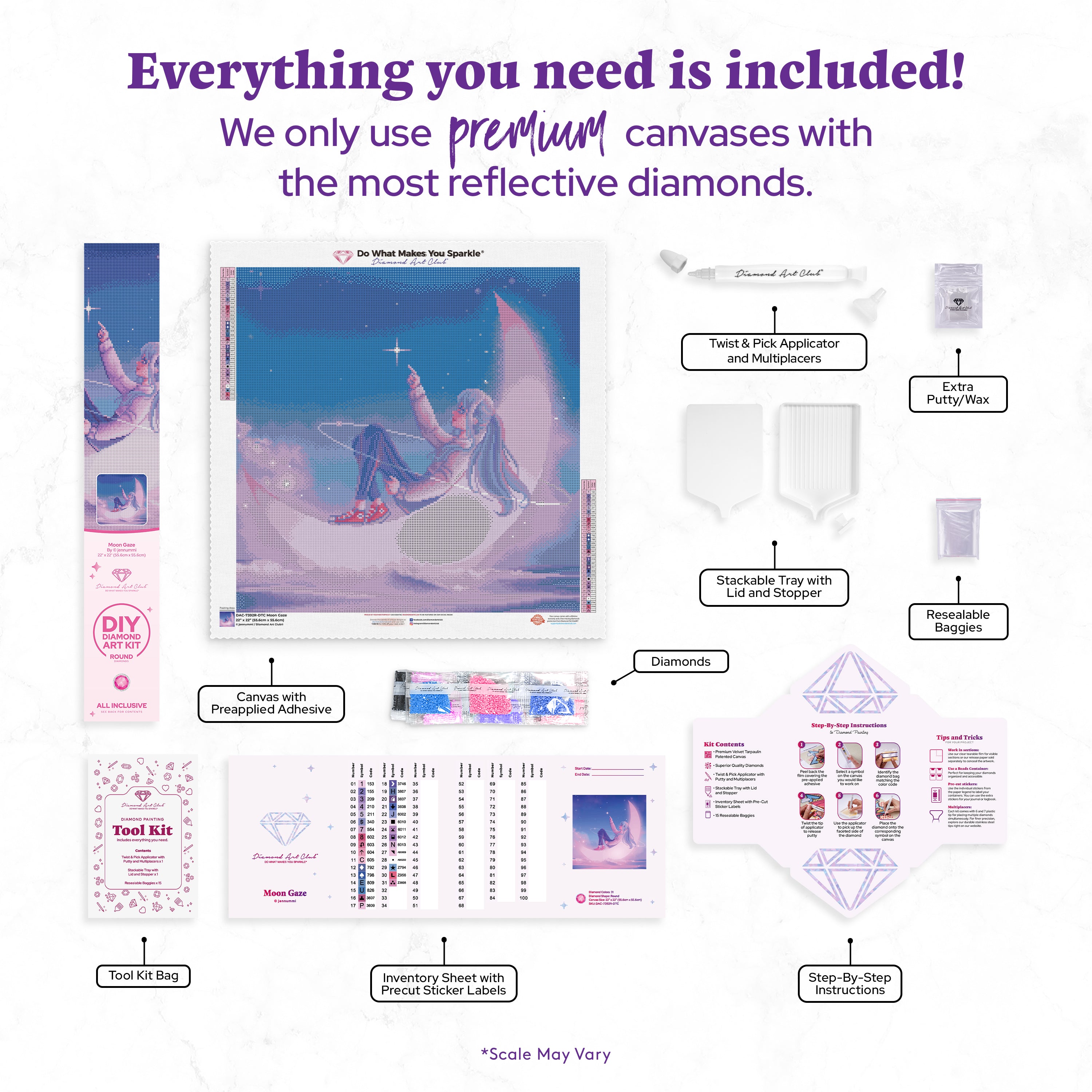 Moon Gaze – Diamond Art Club