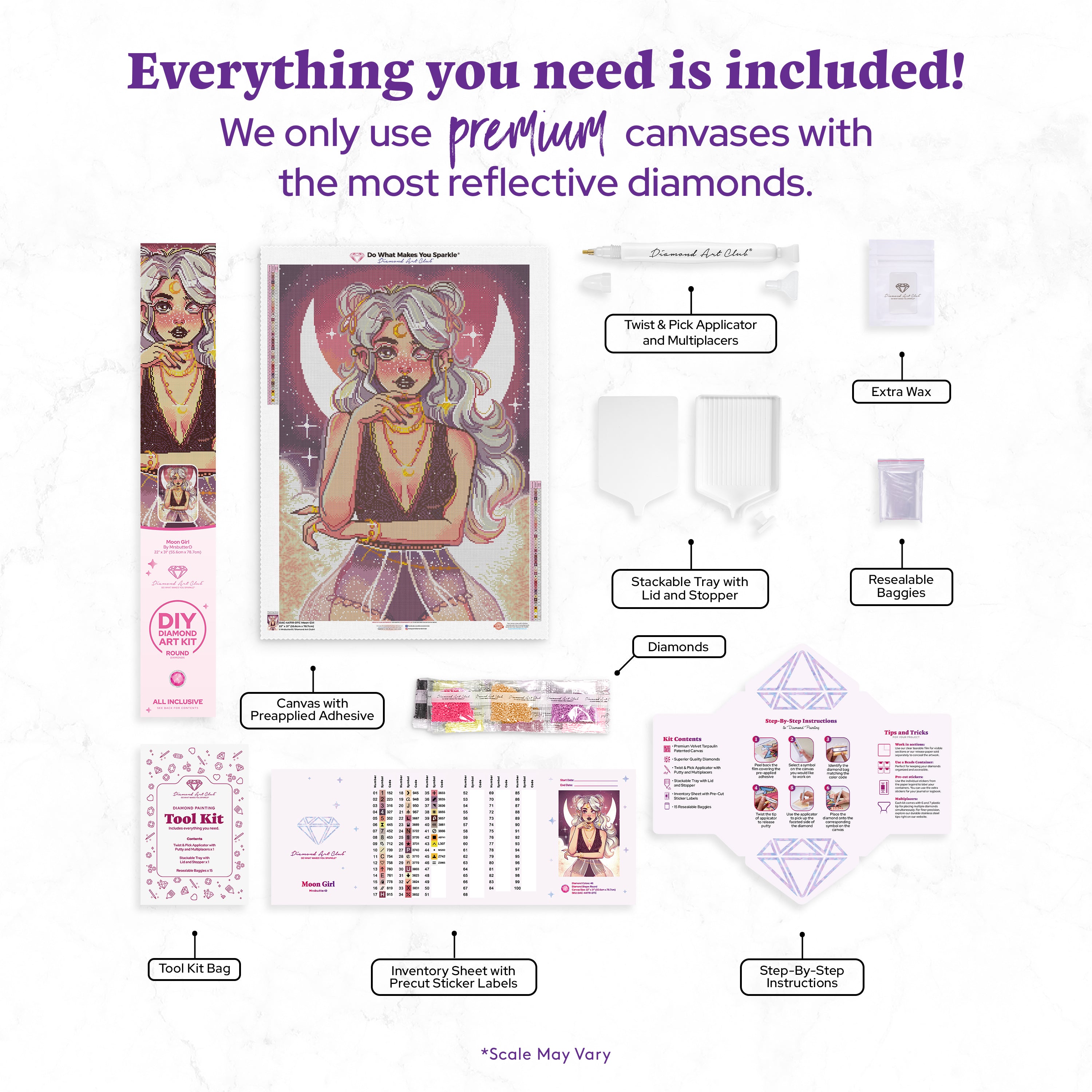 Moon Girl – Diamond Art Club